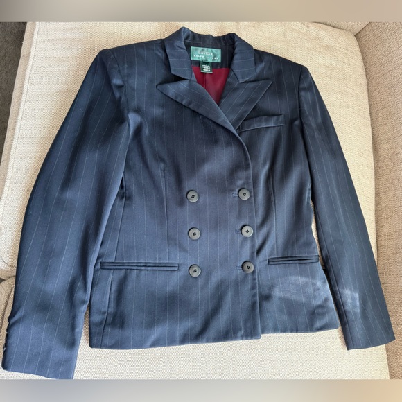 Ralph Lauren Jackets & Blazers - Ralph Lauren Double-Breasted Navy Blazer 100% wool